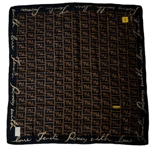 FENDI Vintage Neckerchief Scarf Bandana - Picture 2 of 6